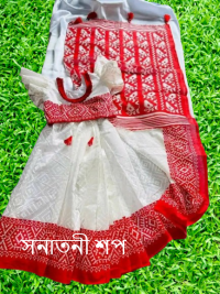 রাজকুমারীর জন্য রঙিন রেডি হাফ সিল্ক